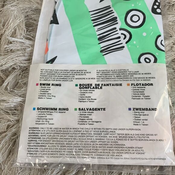New Vintage 1991 Intex # 59241
The Wet Set Swim Ring Pool Float
24” - Picture 11 of 14